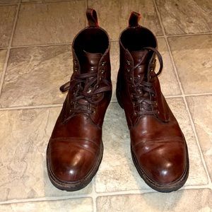 Allen Edmonds Alpine Cap-Toe Boot with Vibram Arctic Grip Rubber Sole